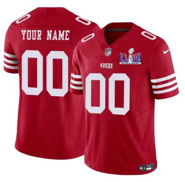 Men & Women & Youth San Francisco 49ers Active Player Custom Red 2024 F.U.S.E. Super Bowl LVIII Patch Vapor Untouchable Limited Jersey,We sell and wholesale Men & Women & Youth San Francisco 49ers Active Player Custom Red 2024 F.U.S.E. Super Bowl LVIII Patch Vapor Untouchable Limited Jersey on line form chian!